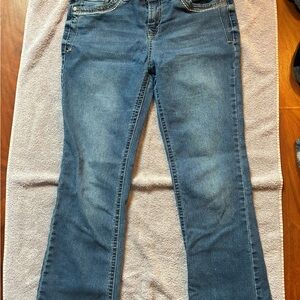 Wildflowers Deep Blue Flare Jeans